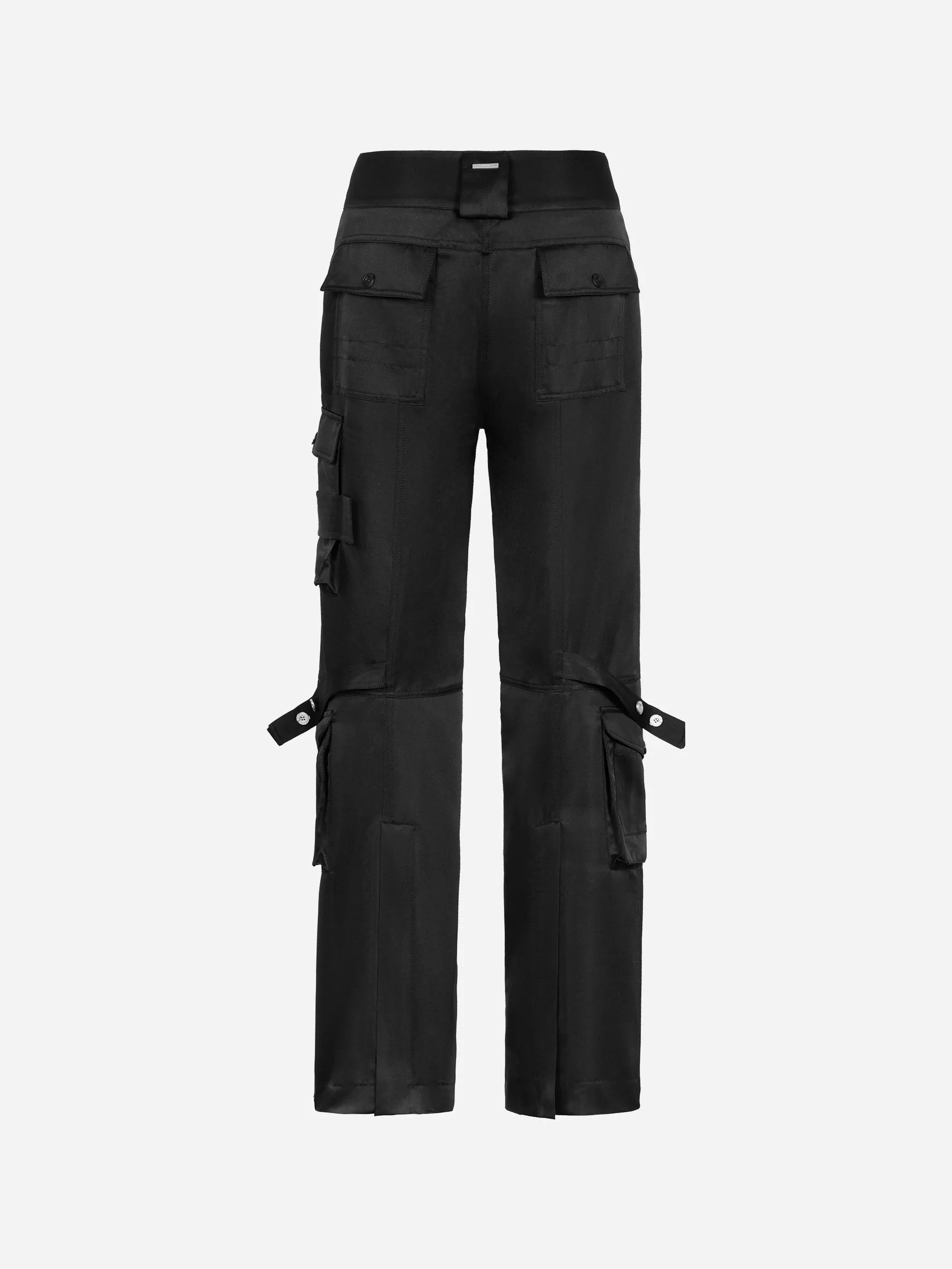 006 - Multi-Pockets Flared Cargo Pants