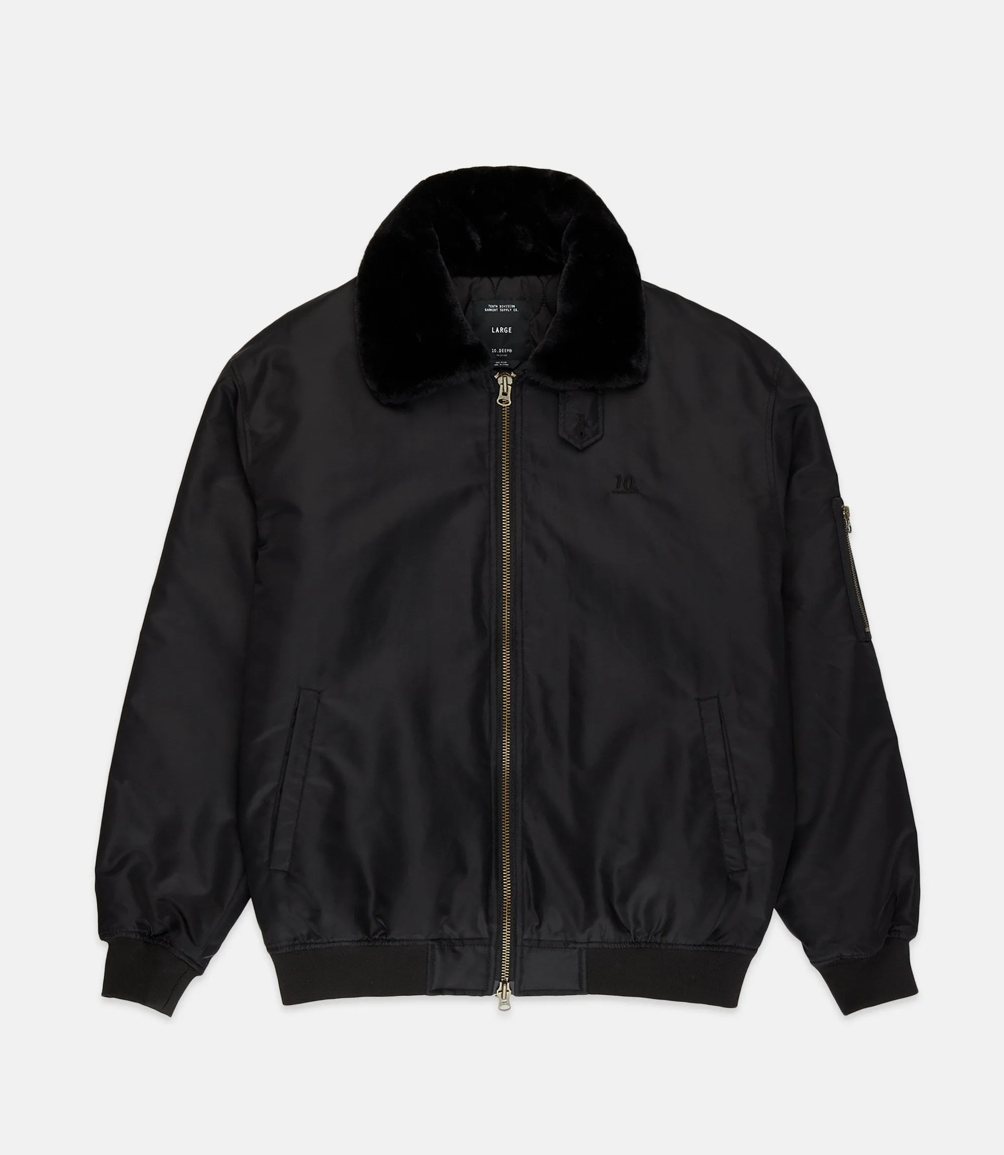 10Deep -  In Spite of It All Flight Jacket, Black