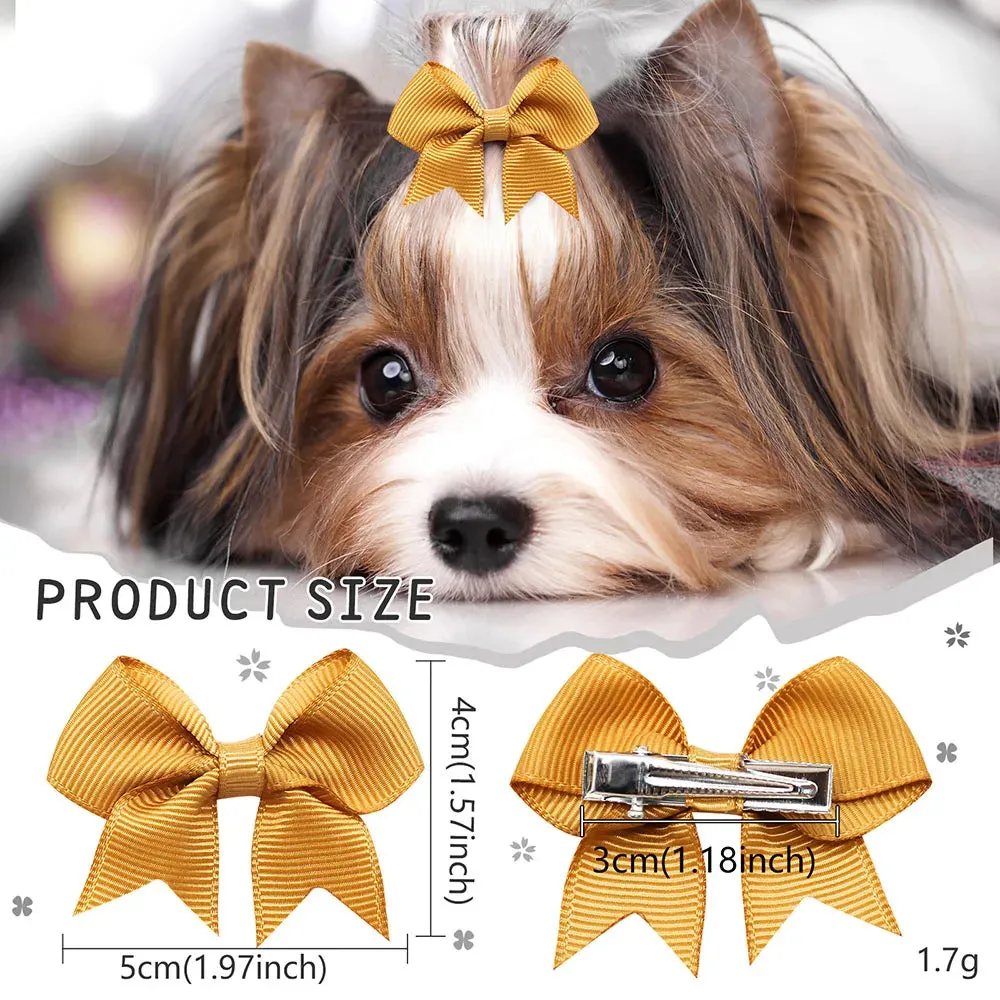 10pcs Handmade Dog Hair Clips