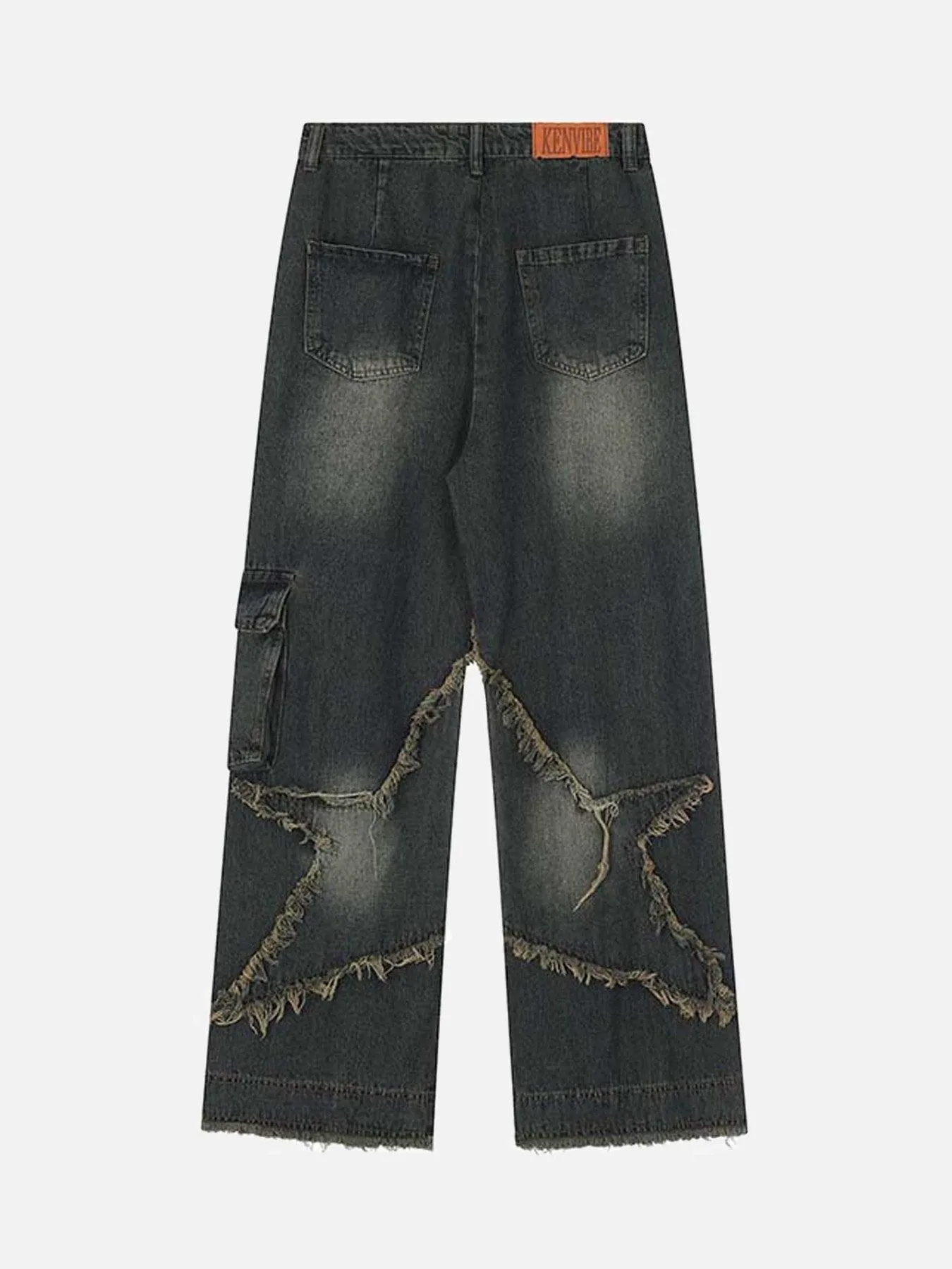 1984 Patch Embroidered Straight-leg Jeans - 1572