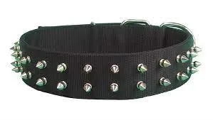 22'' PET COLLAR -  BLACK - SPIKE