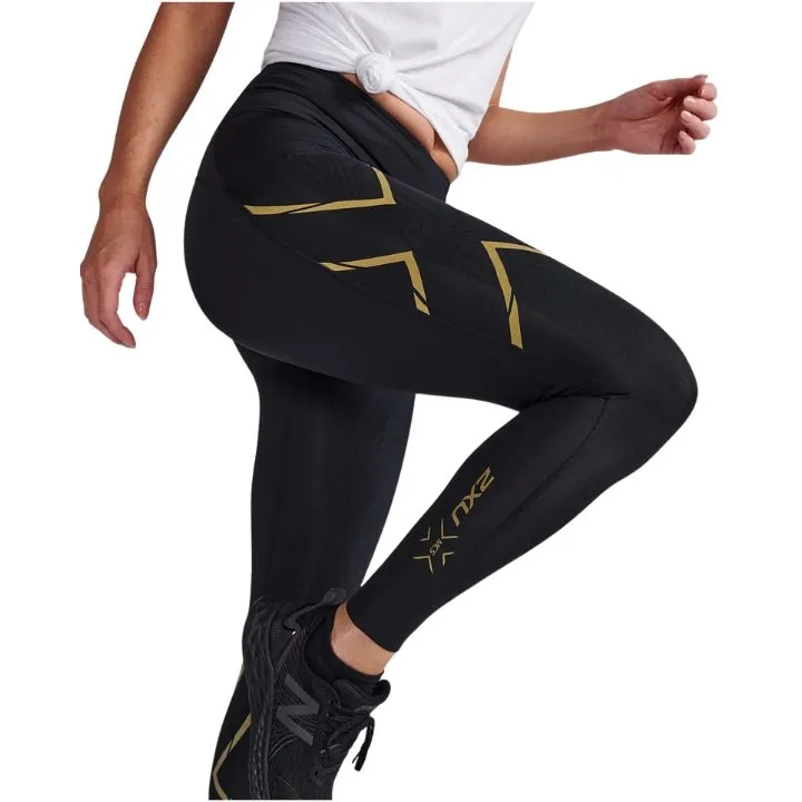 2XU WA6523B Light Speed Mid-Rise Compression Tights