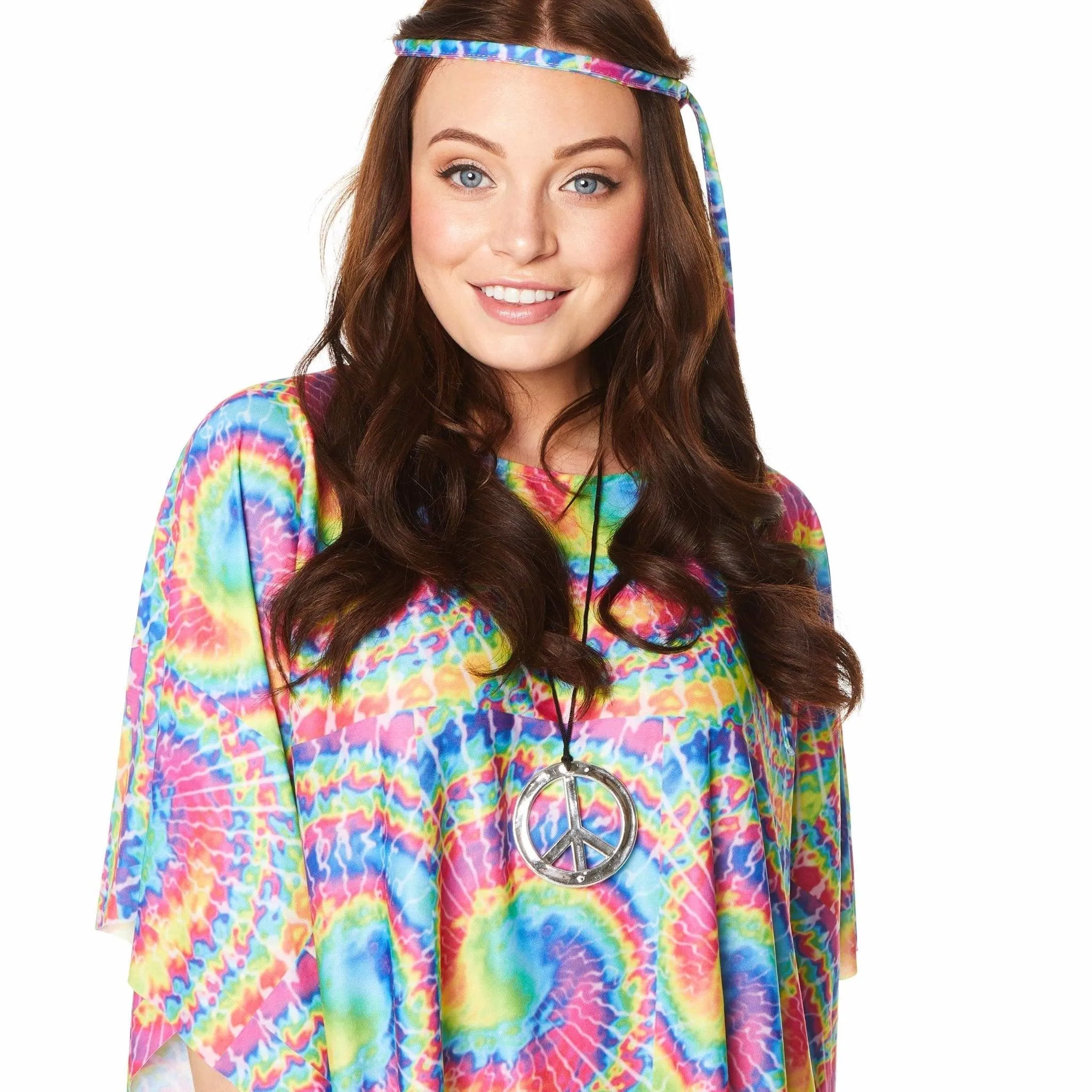 70's Tie Dye Poncho - Buy Online Only