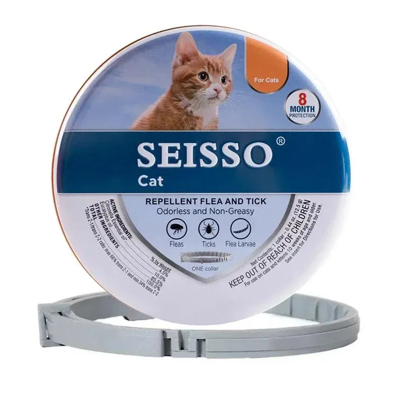 8 Month Protection Anti-Flea and Tick Collar for Dogs and Cats