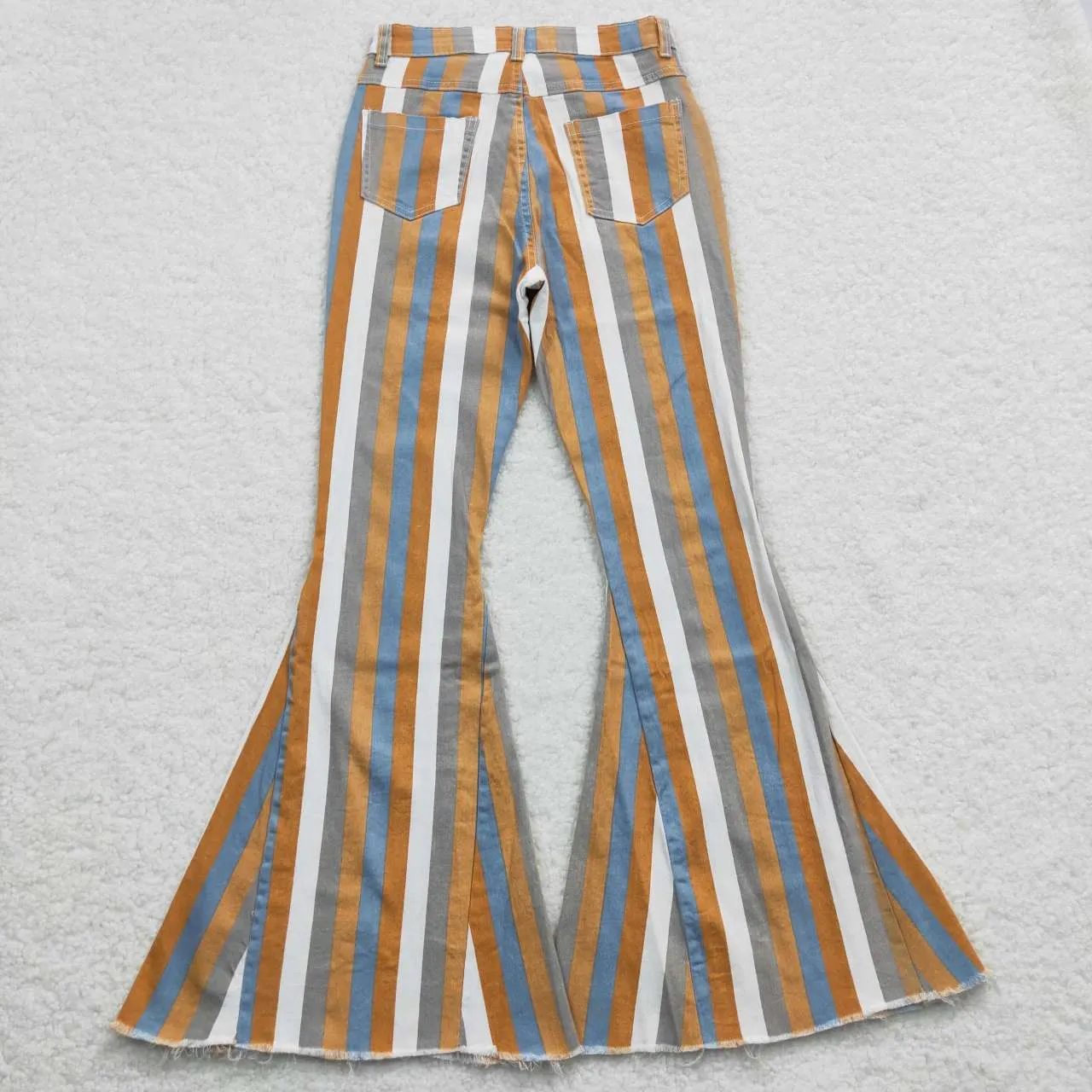 Adult Brown Stripe Denim pants P0153