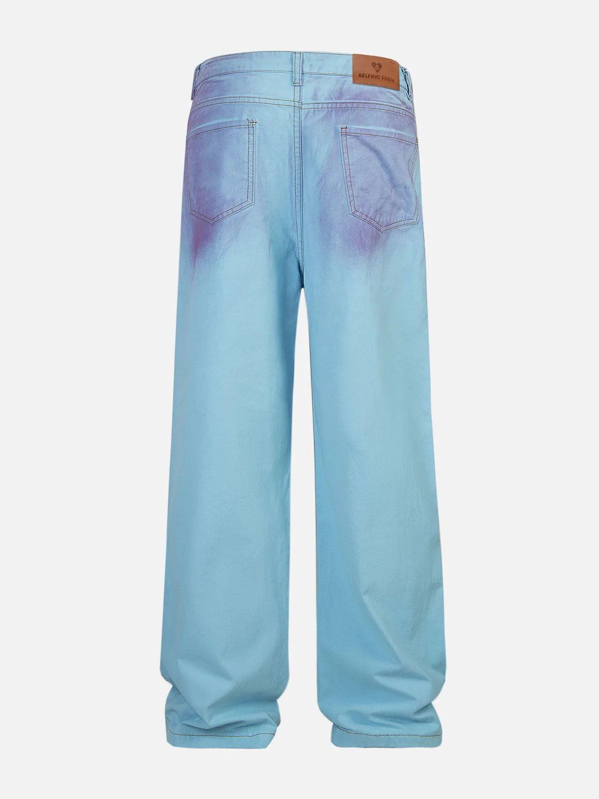 Aelfric Eden Blue Purple Loose Jeans