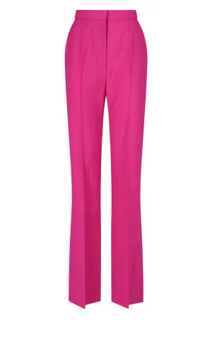 Alexander McQueen High Waist Straight Leg Pants