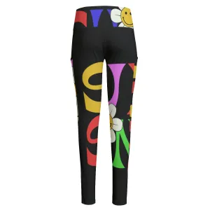 All-Over Print Women's High Waist Leggings With Side Pocket 174