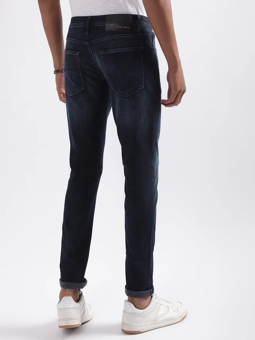 Antony Morato Men Tapered Fit Light Fade Clean Look Jeans