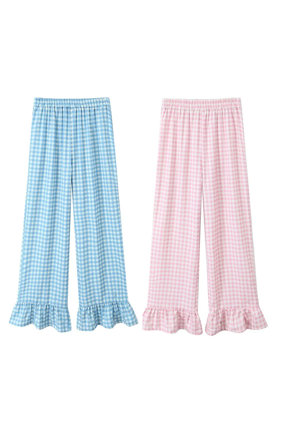 'Ava' Plaid Versatile Flared Pants (2 Colors)