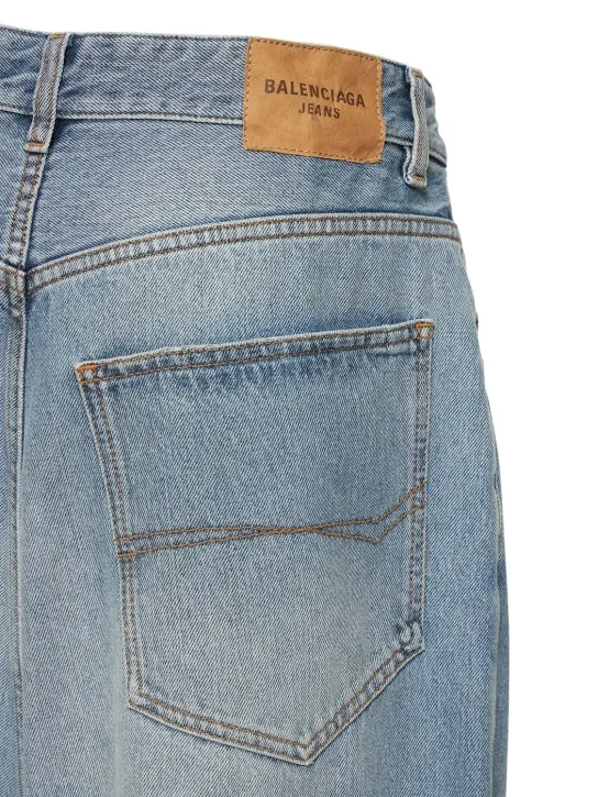 Balenciaga   Low-crotch vintage denim jeans 