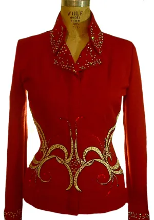 Budget Brick Red Showmanship Outfit, Ladies XS, 1483AB