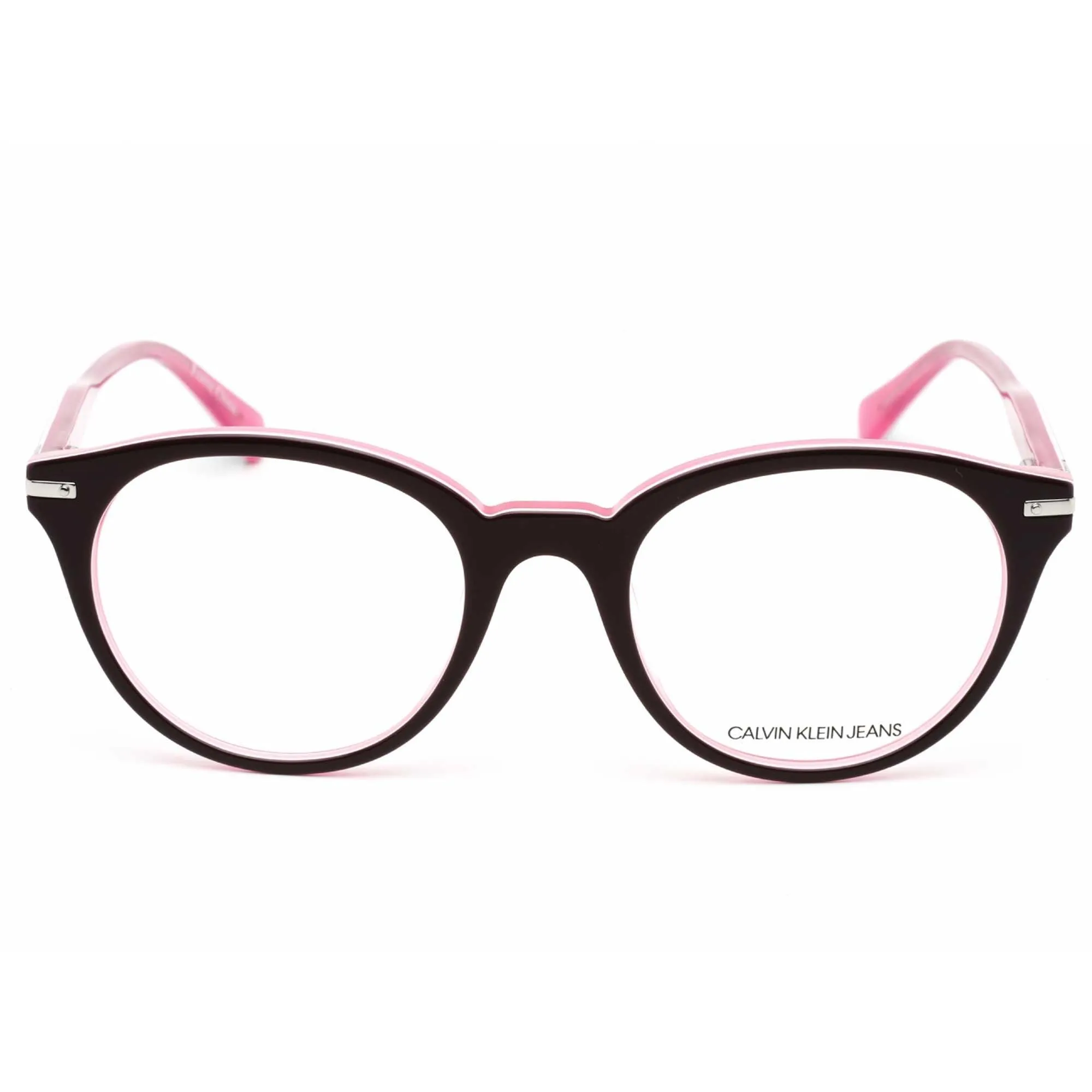 Calvin Klein Jeans Unisex Eyeglasses - Burgundy/Milky Pink Plastic | CKJ20513 608