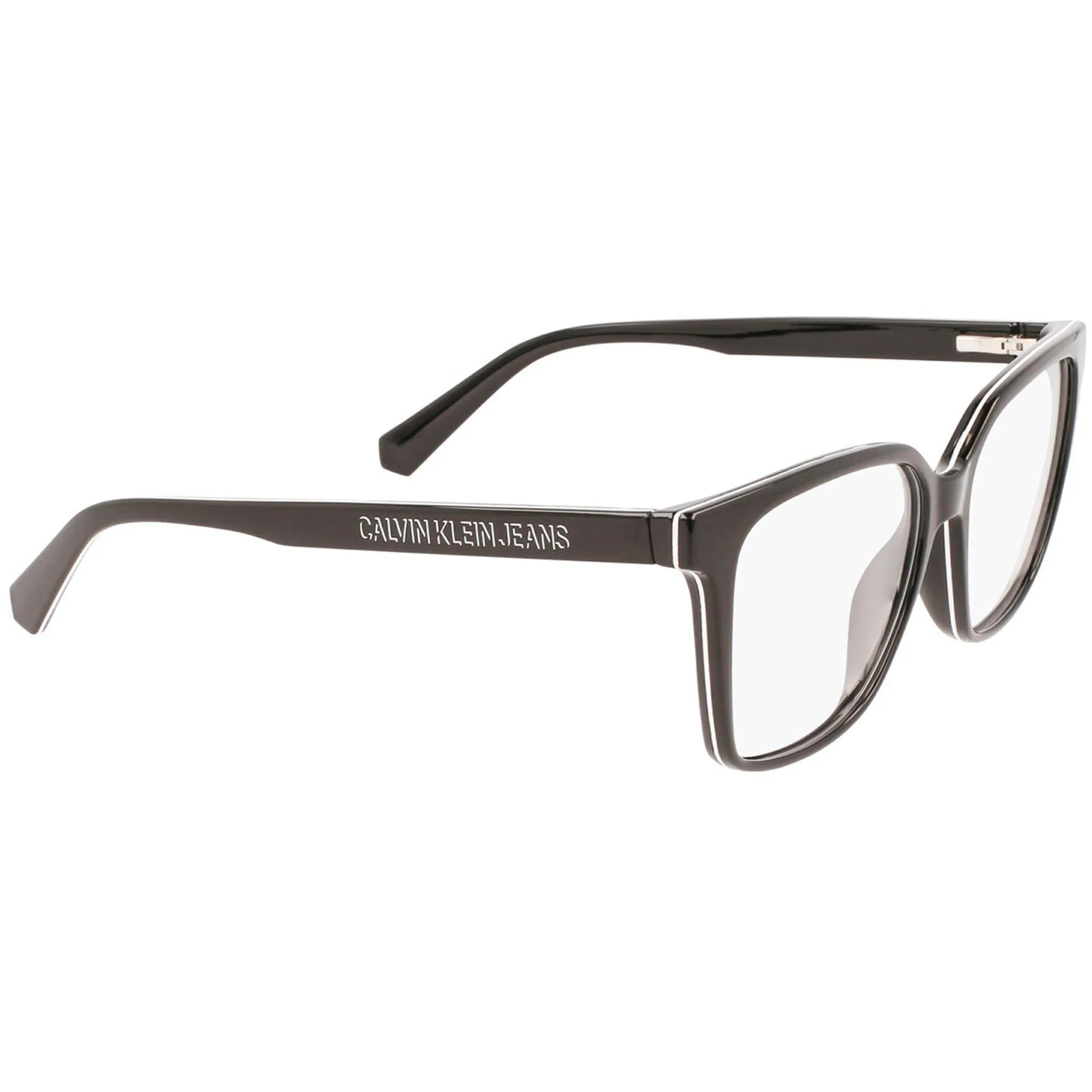 Calvin Klein Jeans Unisex Eyeglasses - Fixed Nose Pads Black Frame | CKJ21639 001