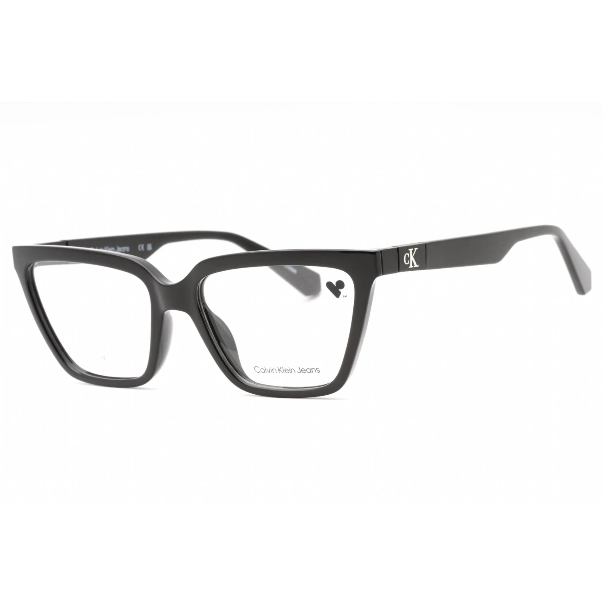 Calvin Klein Jeans Women's Eyeglasses - Black Cat Eye Full Rim Frame | CKJ23648 001