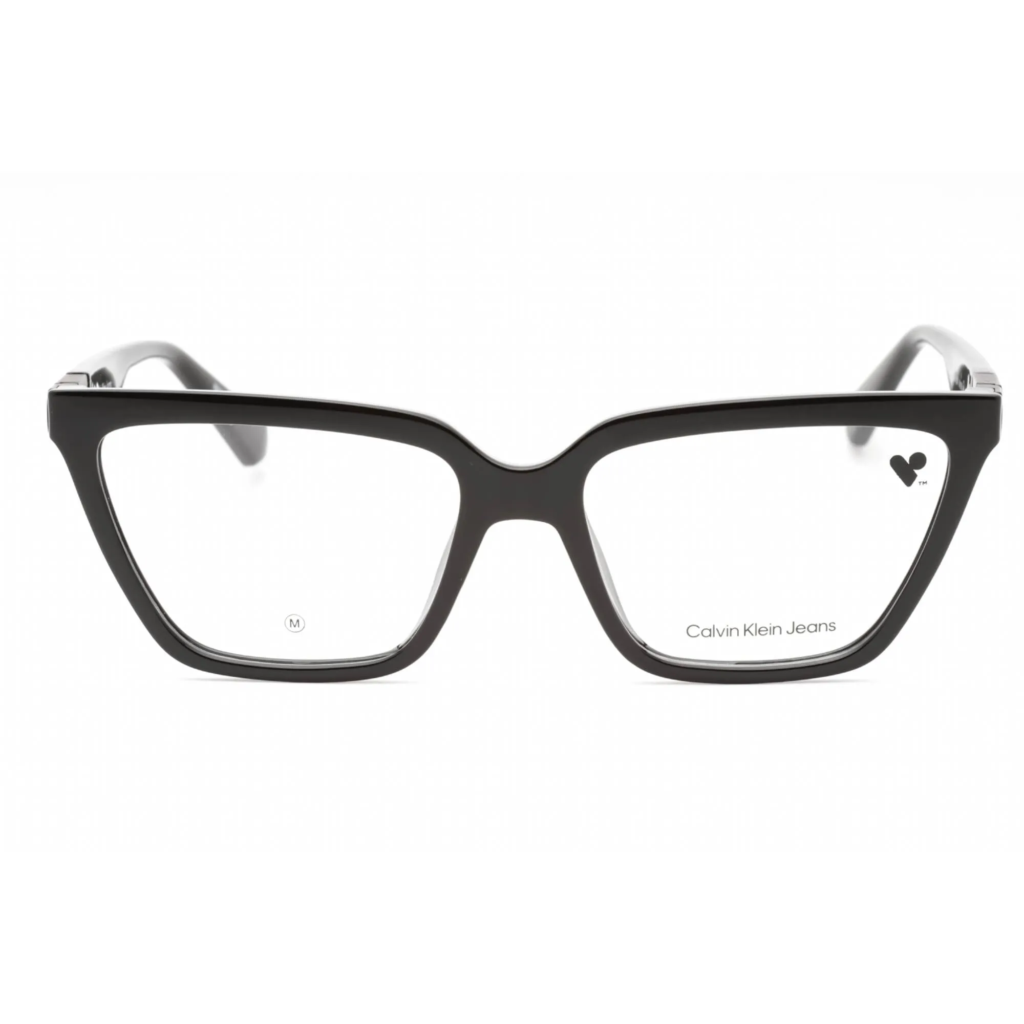 Calvin Klein Jeans Women's Eyeglasses - Black Cat Eye Full Rim Frame | CKJ23648 001