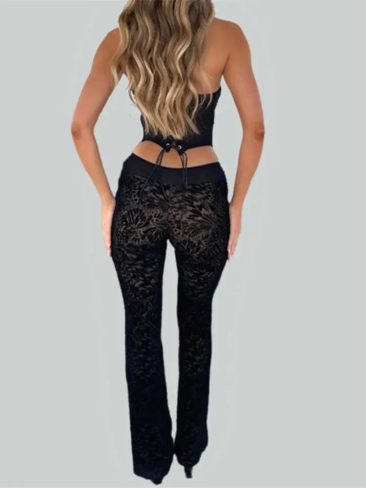 Camila Corset Top & Hollow Out Pants