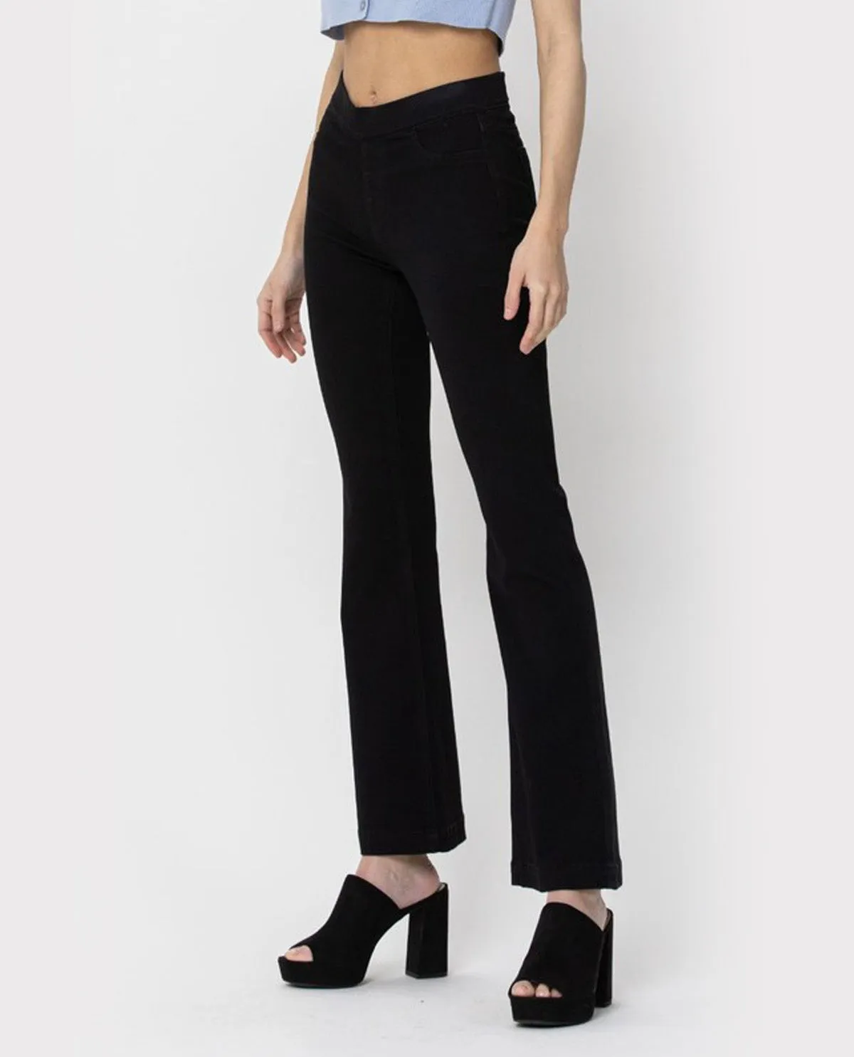 Cello Mid Rise Flare Jegging