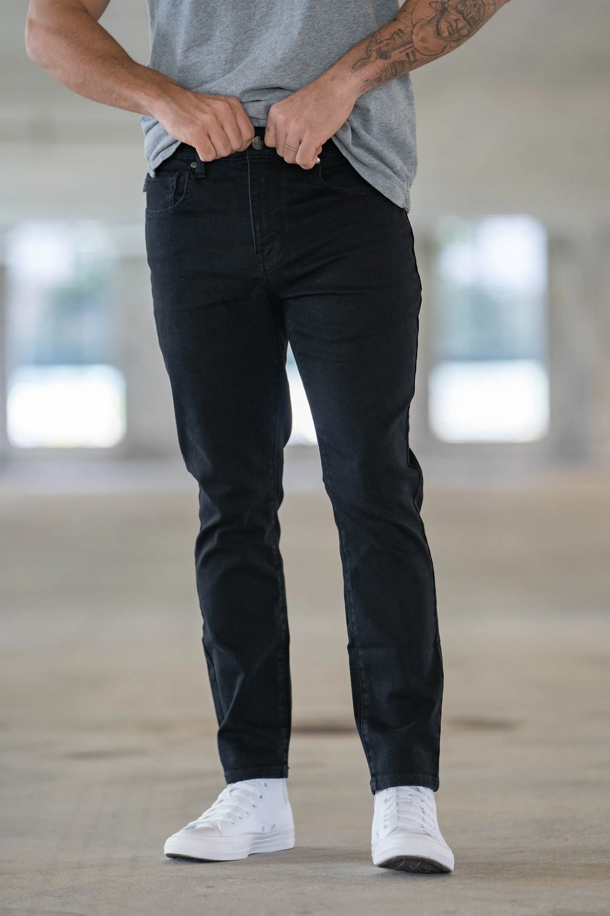 Core Extra Stretch Jeans Black