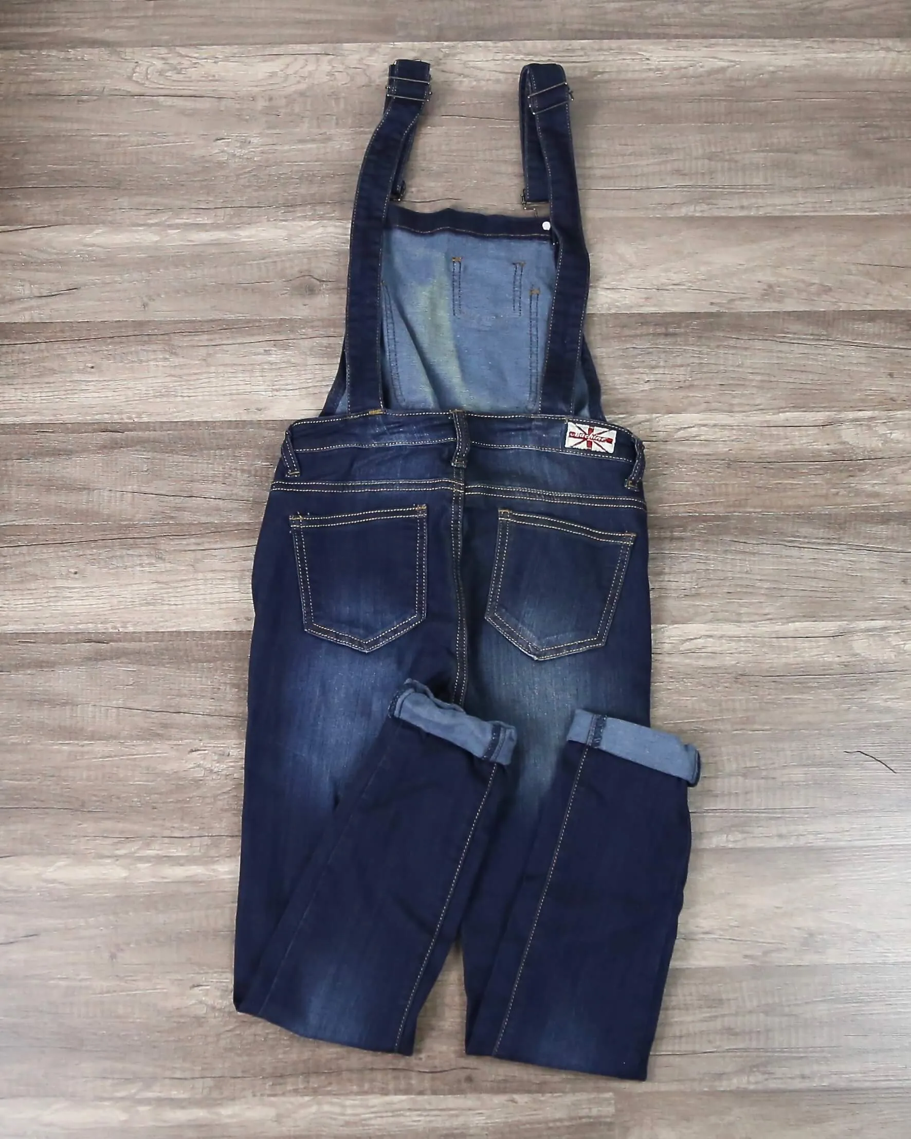 Dark Denim Overalls