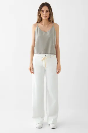 Dew Flared Pants White