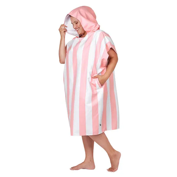 Dock & Bay Adult Poncho - Malibu Pink