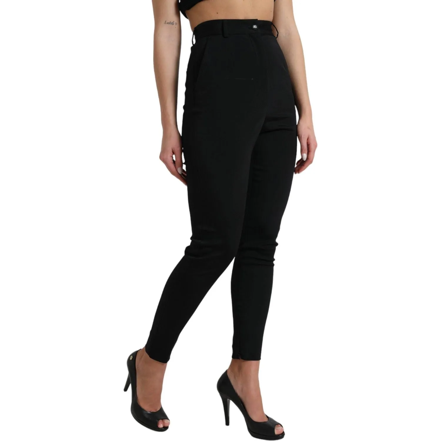 Dolce & Gabbana Elegant High Waist Skinny Pants