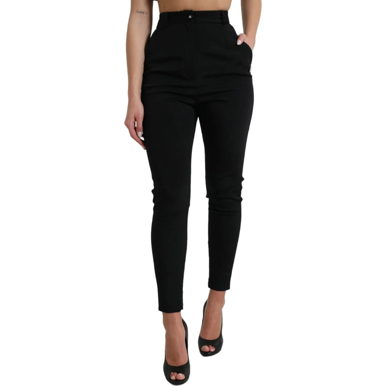 Dolce & Gabbana Elegant High Waist Skinny Pants