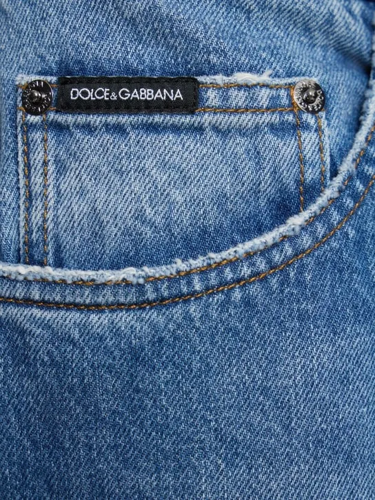 Dolce&amp;Gabbana   Classic logo plaque denim jeans 