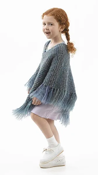 Downtown Tot Poncho (Crochet)