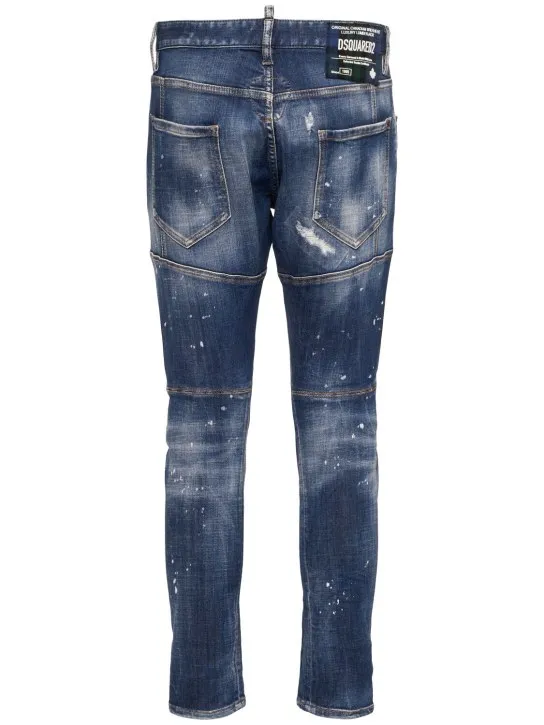 Dsquared2   Tidy Biker cotton denim jeans 