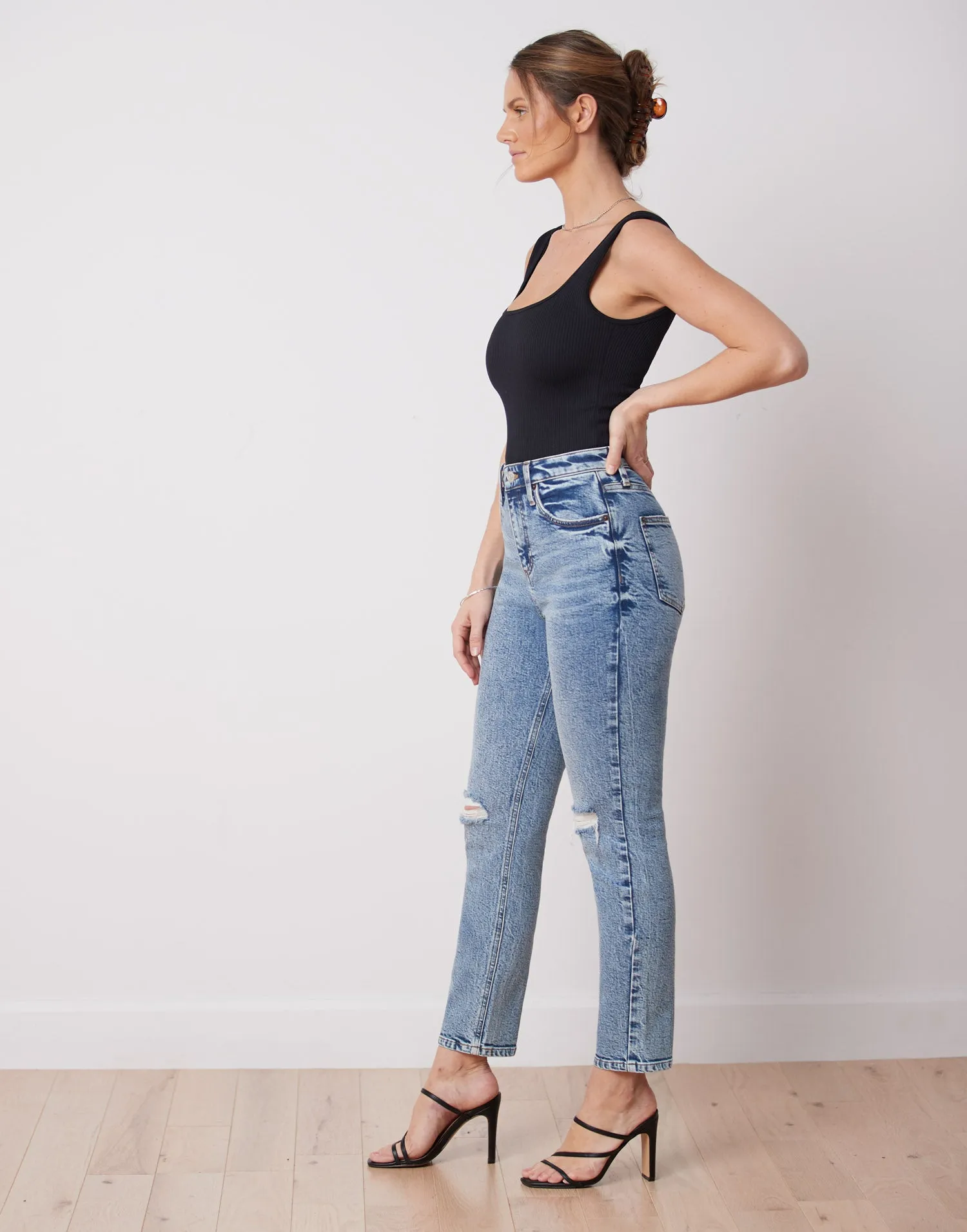 Emily High Rise Slim -Nora