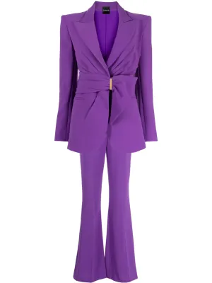 ENITTA Belted Blazer & Pants Set