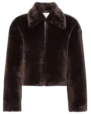 Espresso Faux Fur Zip Jacket