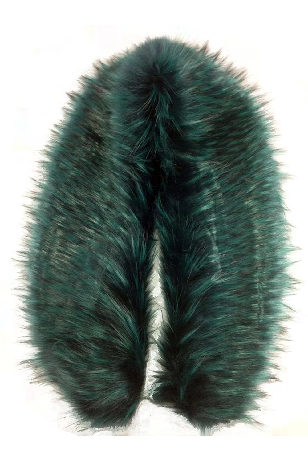 Faux Raccoon Fur Collar Scarf