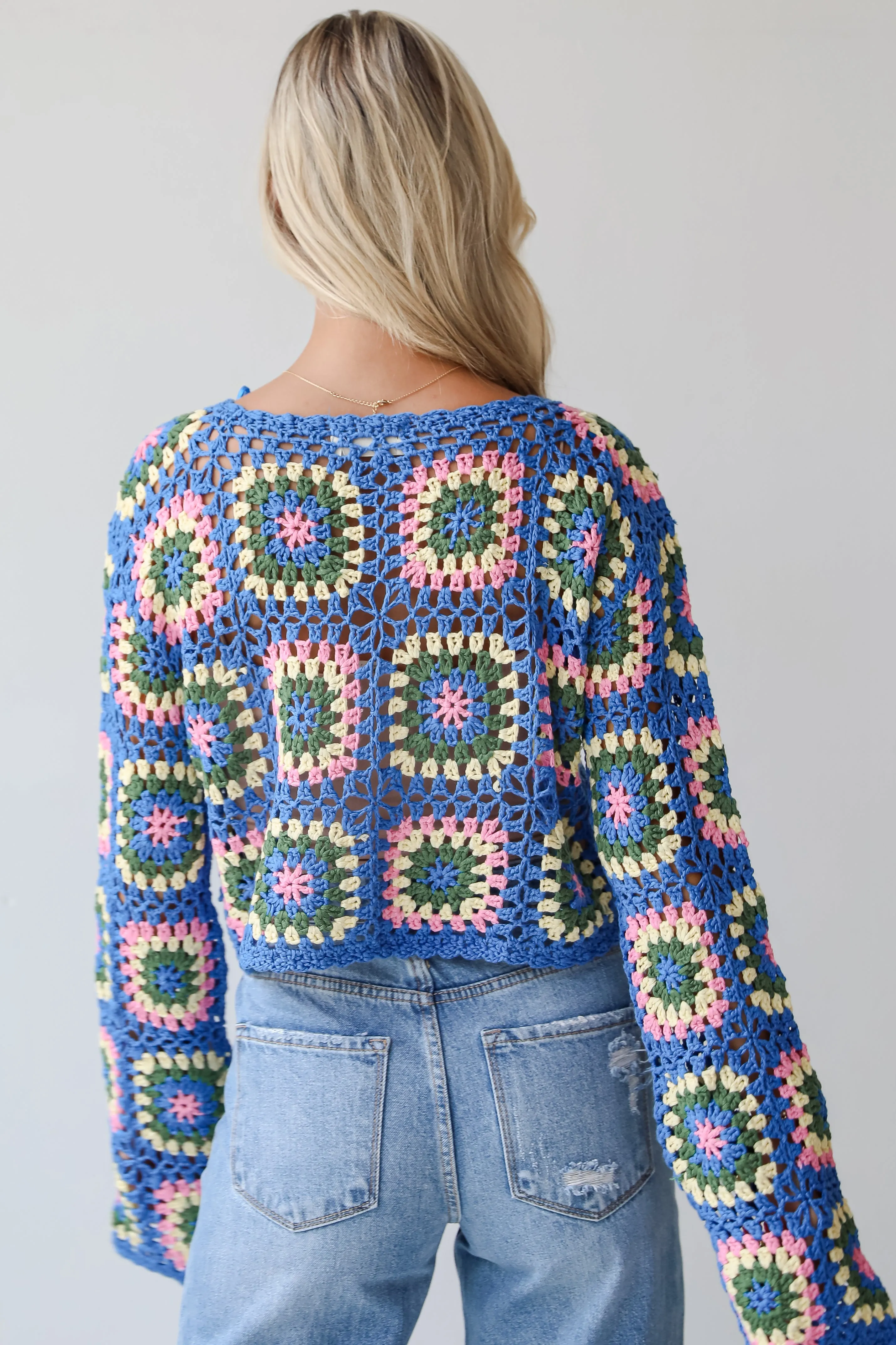 FINAL SALE - Cultivated Coolness Crochet Knit Top