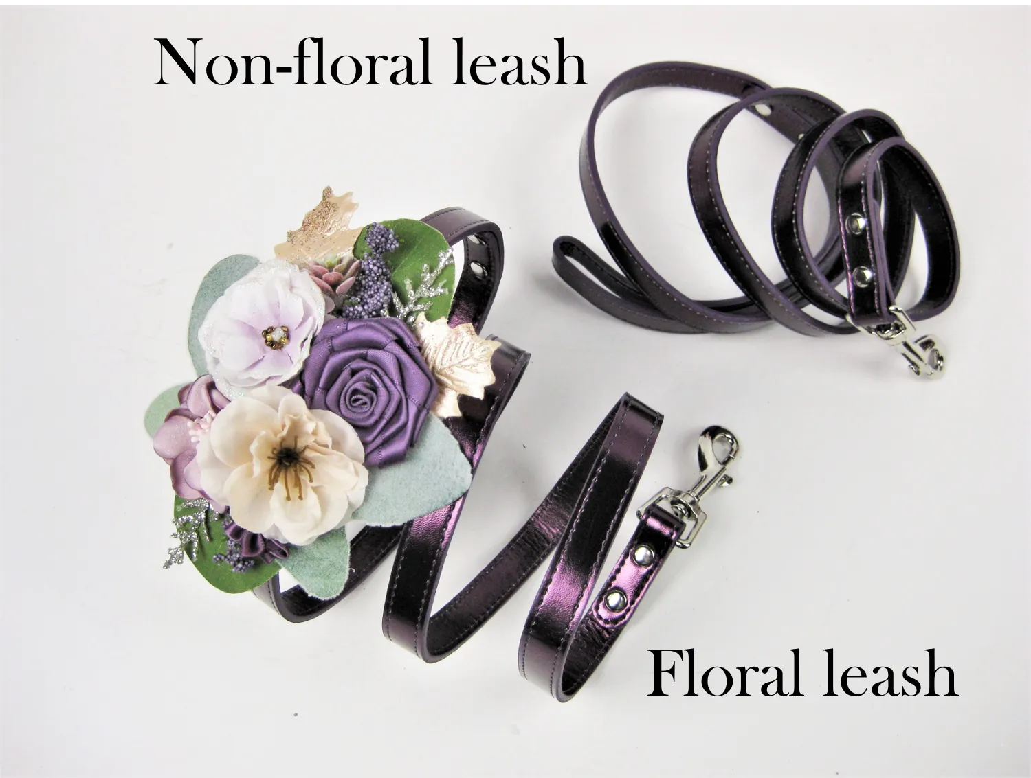 Floral Plum Dog Collar | The Othelia