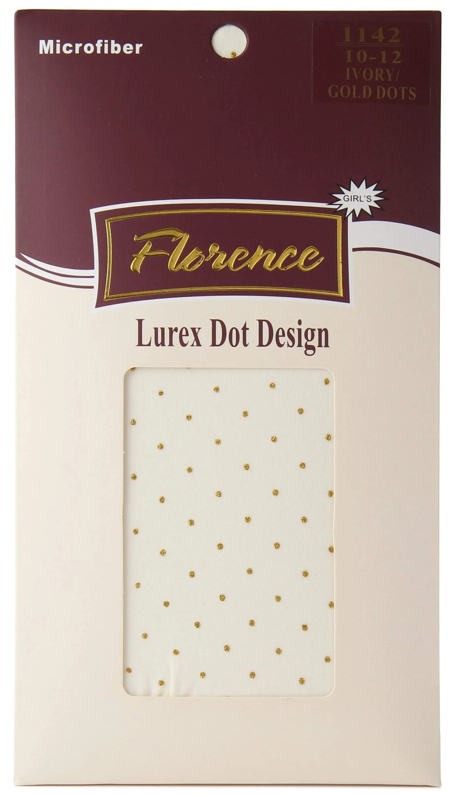 Florence Girls Lurex Dot Design Tights Style: 1142