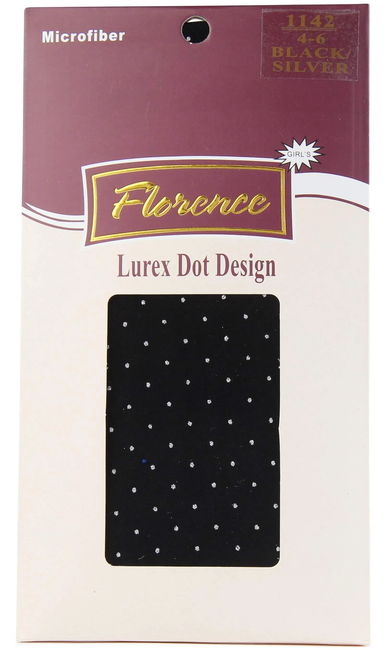 Florence Girls Lurex Dot Design Tights Style: 1142