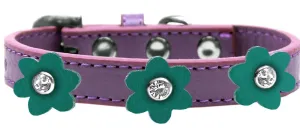 Flower Premium Collar Lavender With Jade Flowers Size 12