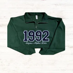 Founding Year 1/4 Zip Sweater