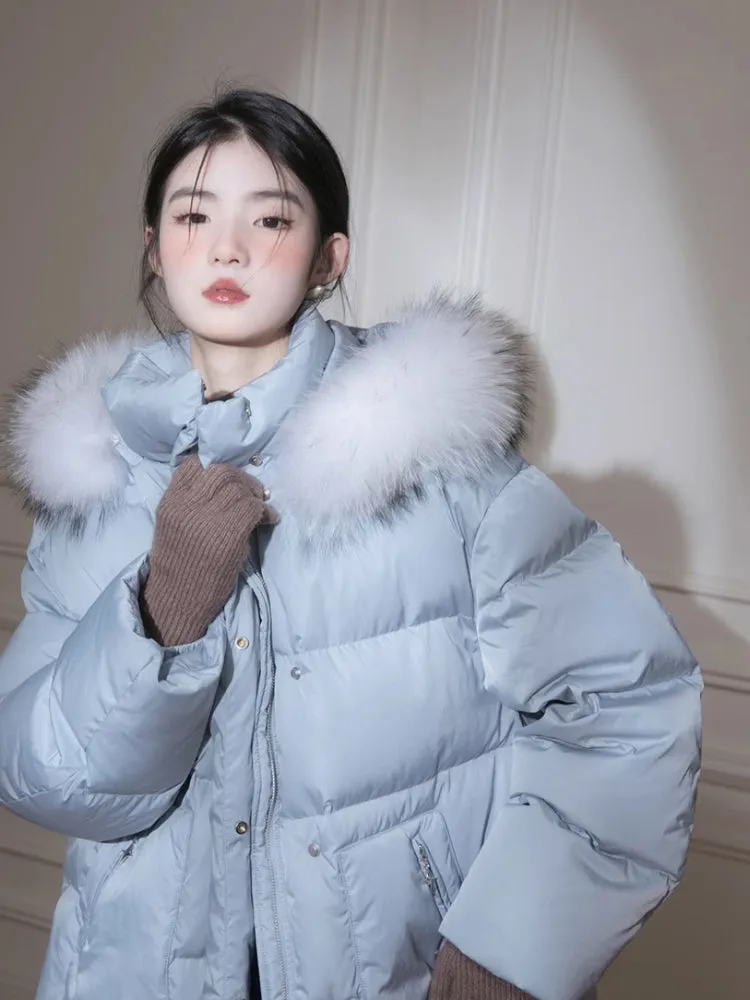 Fur collar down jacket【s0000005832】