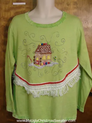 Gingerbread House Ugly Christmas Jumper