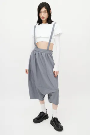 Grey Drop Seat Overall