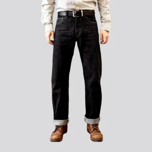 Heavyweight selvedge jeans
 for men