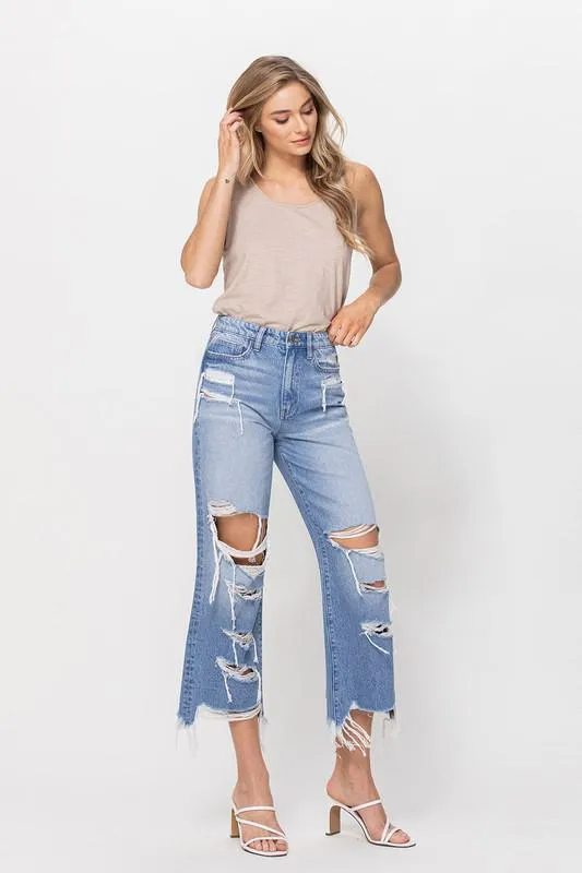 High Rise Crop Jeans