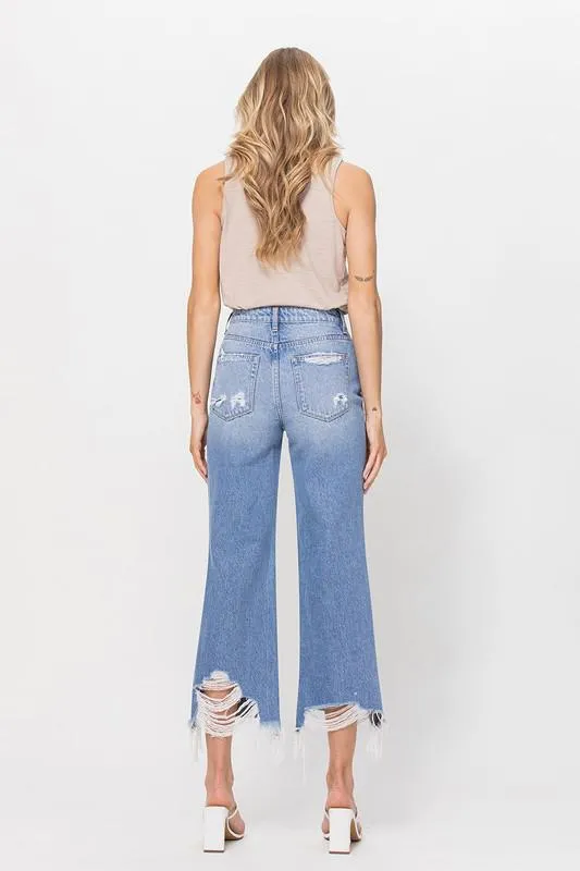 High Rise Crop Jeans