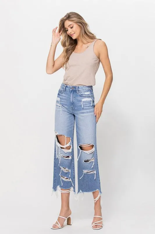 High Rise Crop Jeans