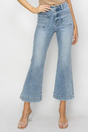 High Rise Front Pocket Jeans