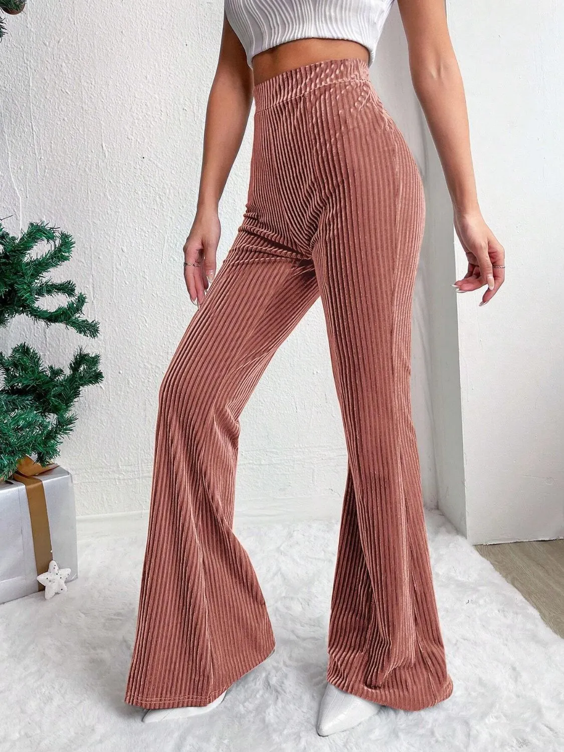 High Waist Flare Pants